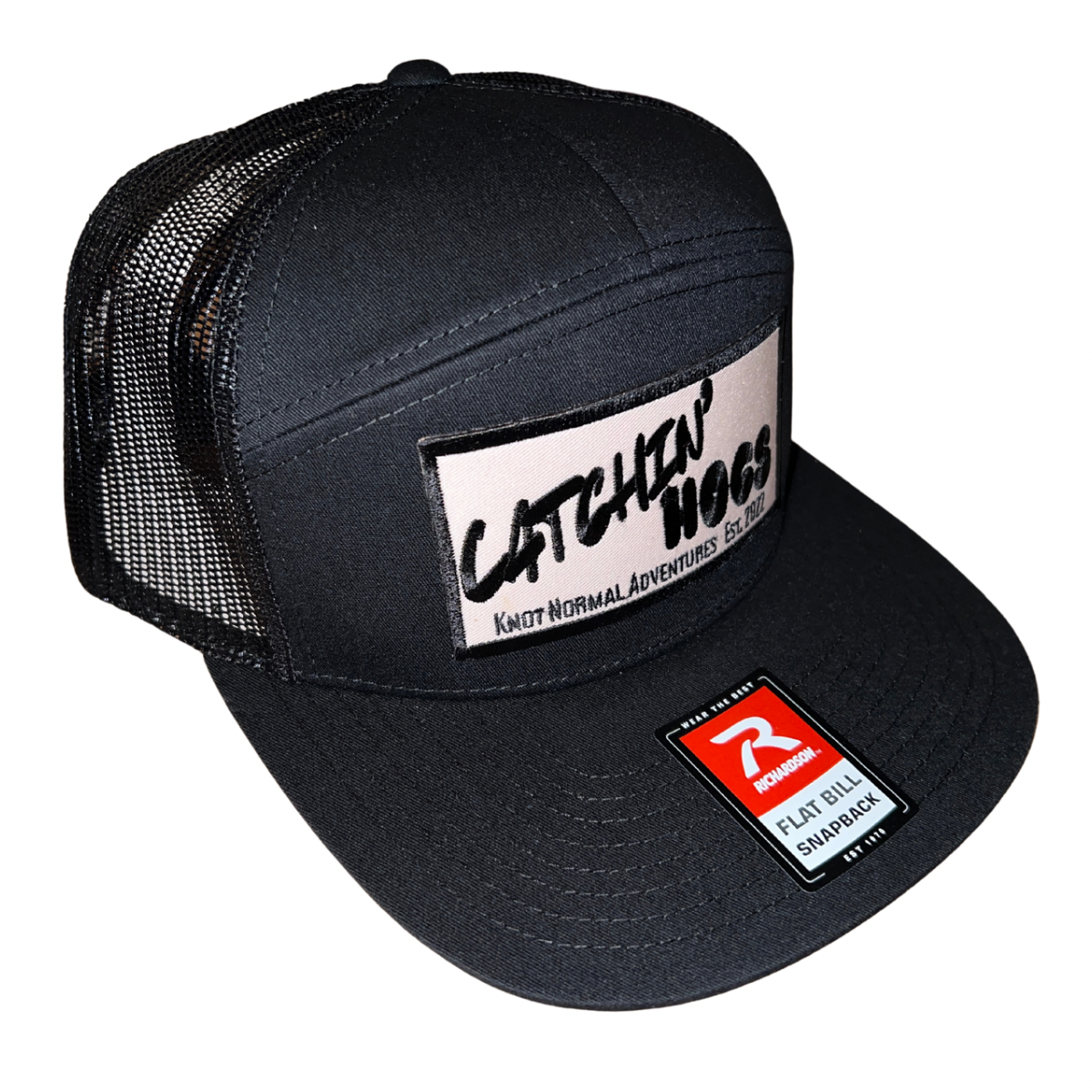 Catchin' Hogs - 7panel black