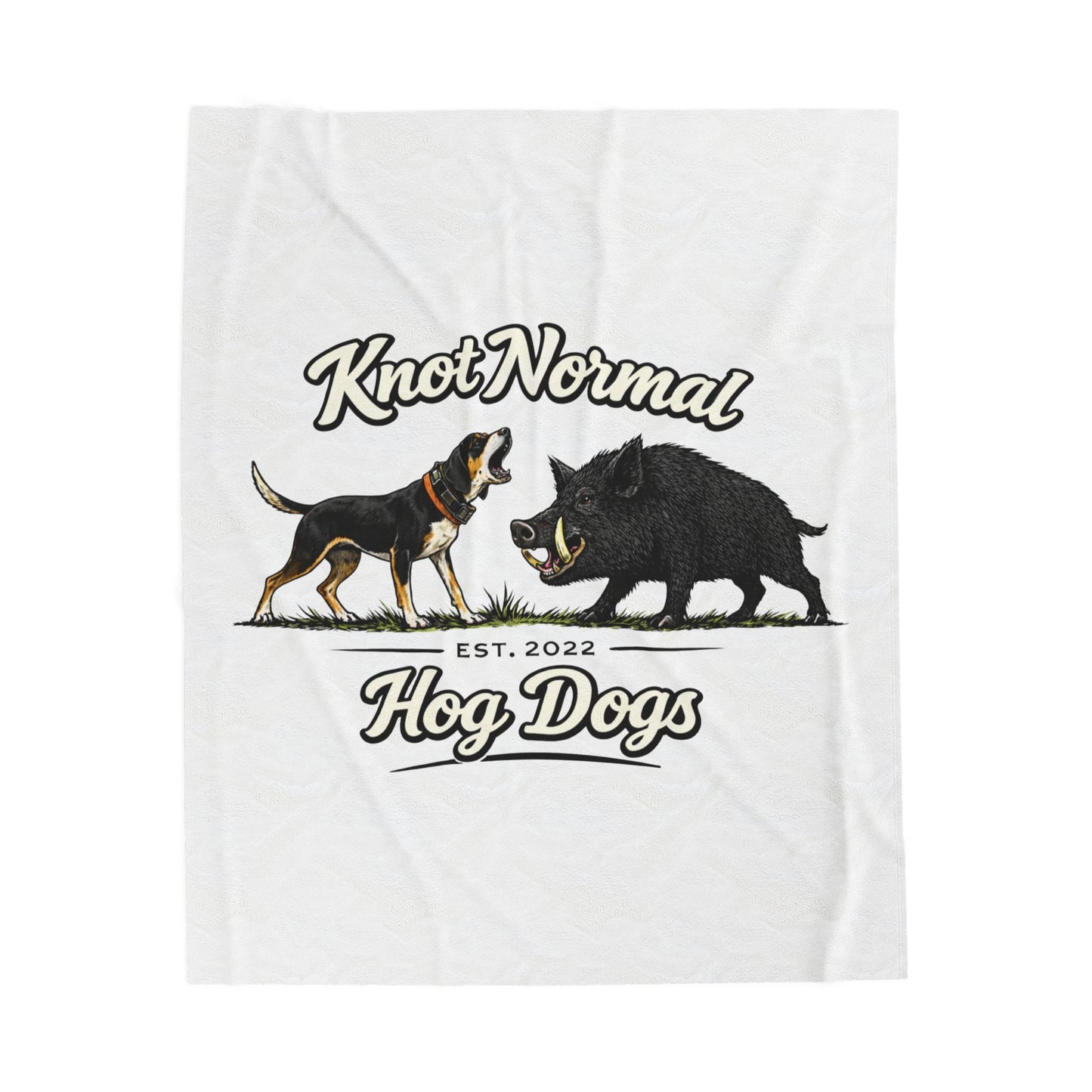 Blanket — "Knot Normal Hog Dogs"