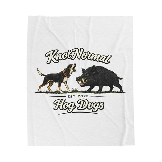 Blanket — "Knot Normal Hog Dogs"