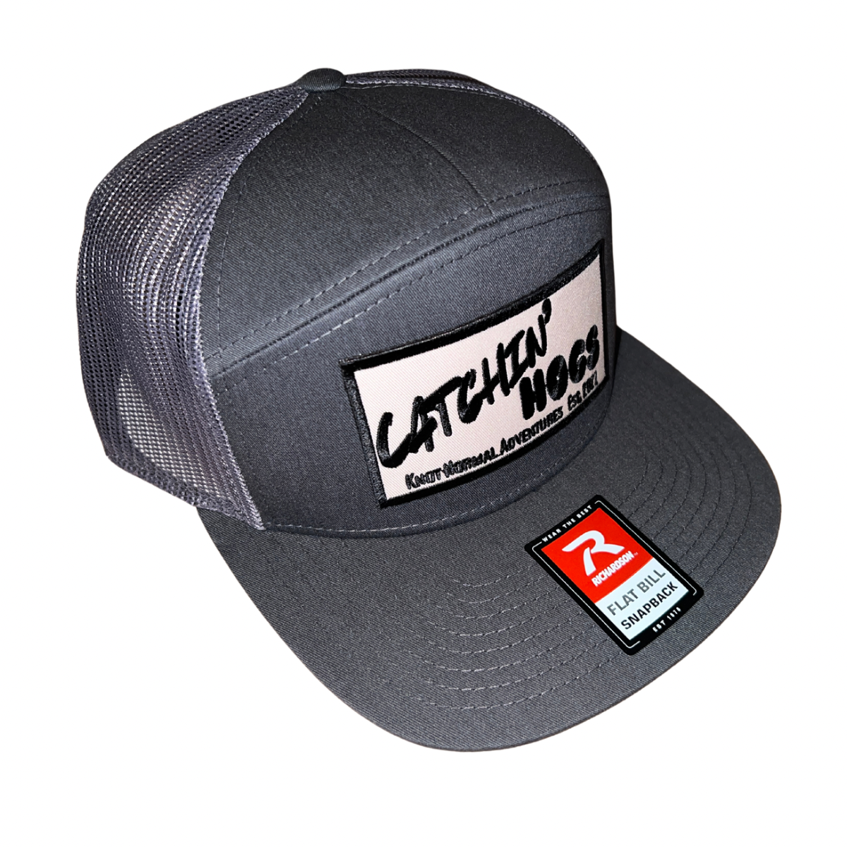 Catchin' Hogs - 7panel Grey