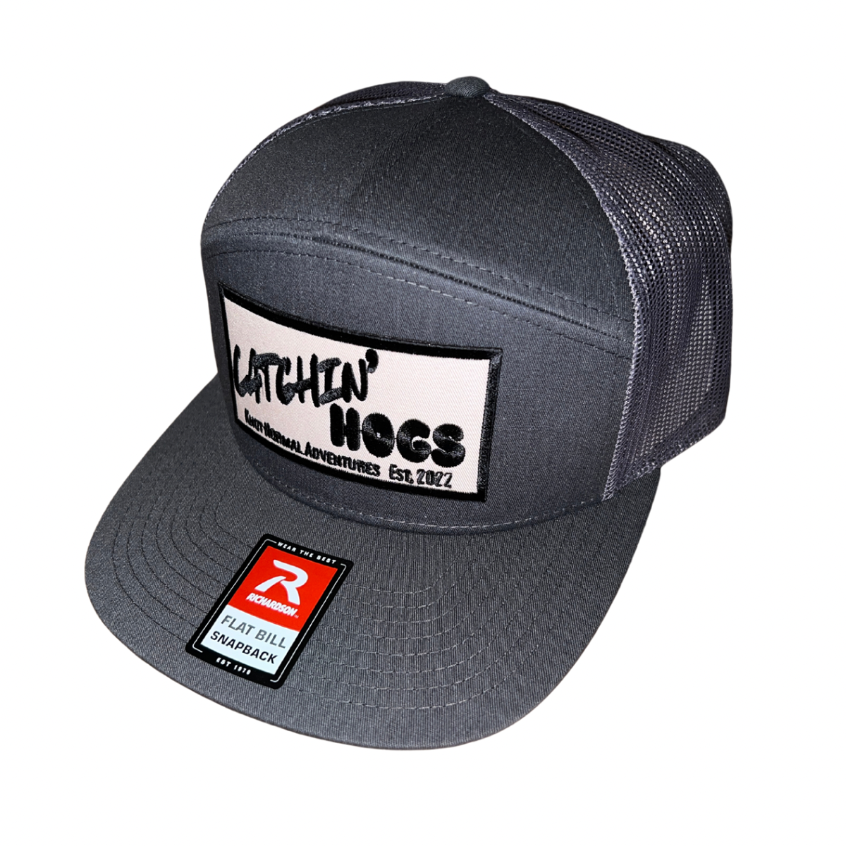 Catchin' Hogs - 7panel Grey