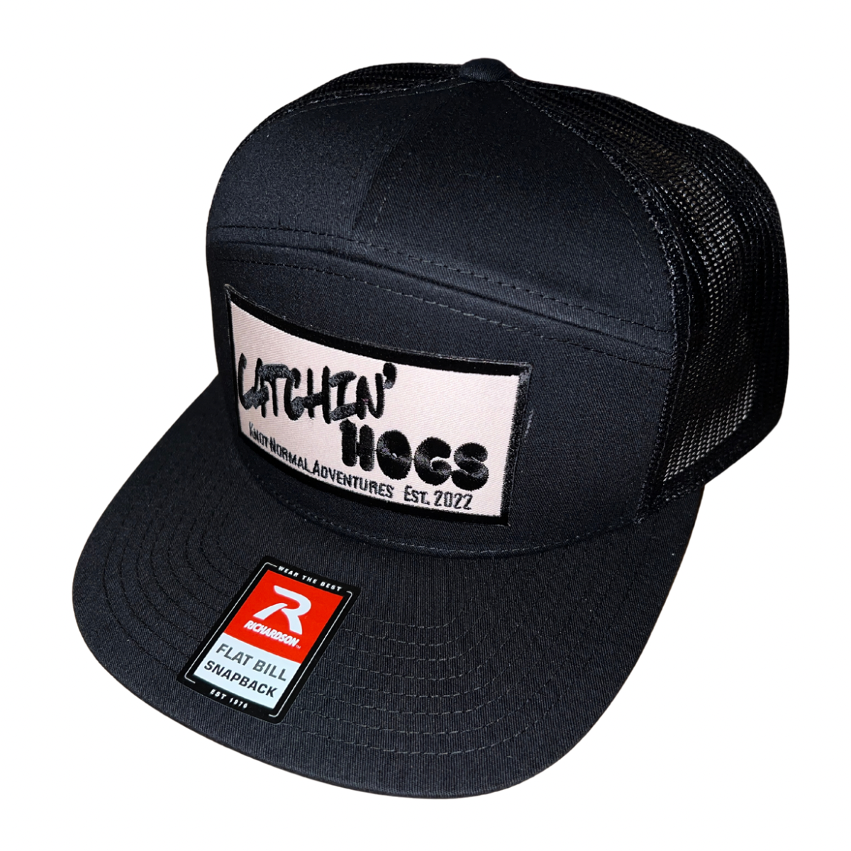 Catchin' Hogs - 7panel black