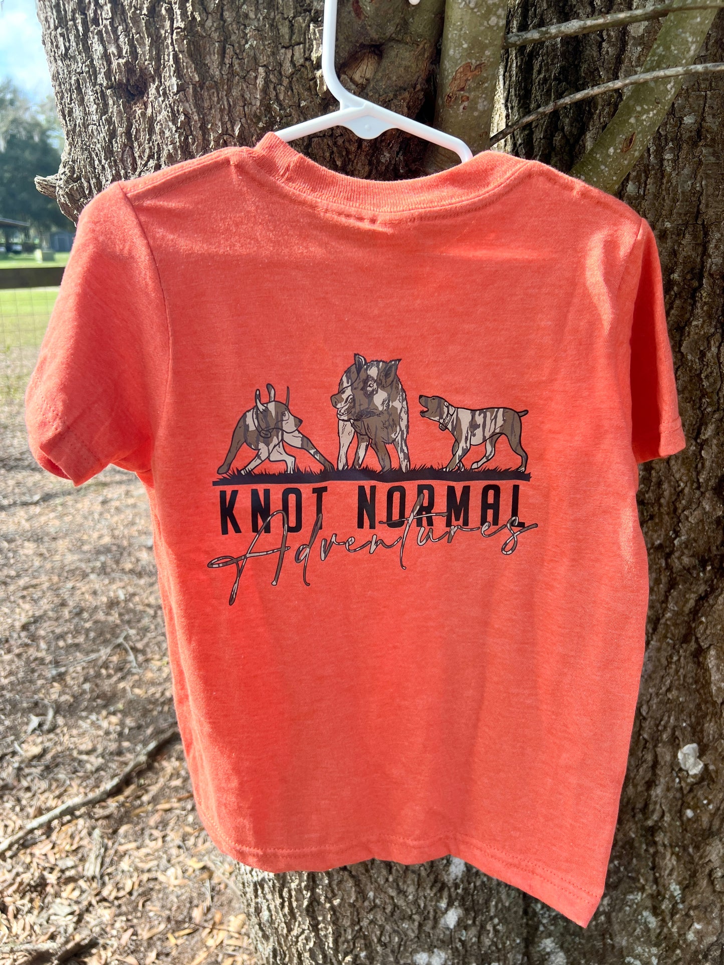 Youth Camo Hog Bay - Orange