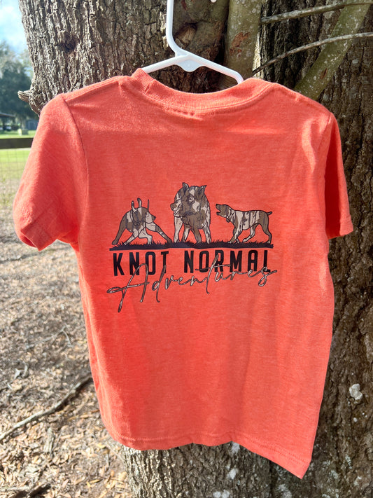 Youth Camo Hog Bay - Orange