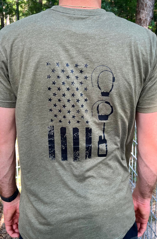 Garmin Flag T-Shirt - Green