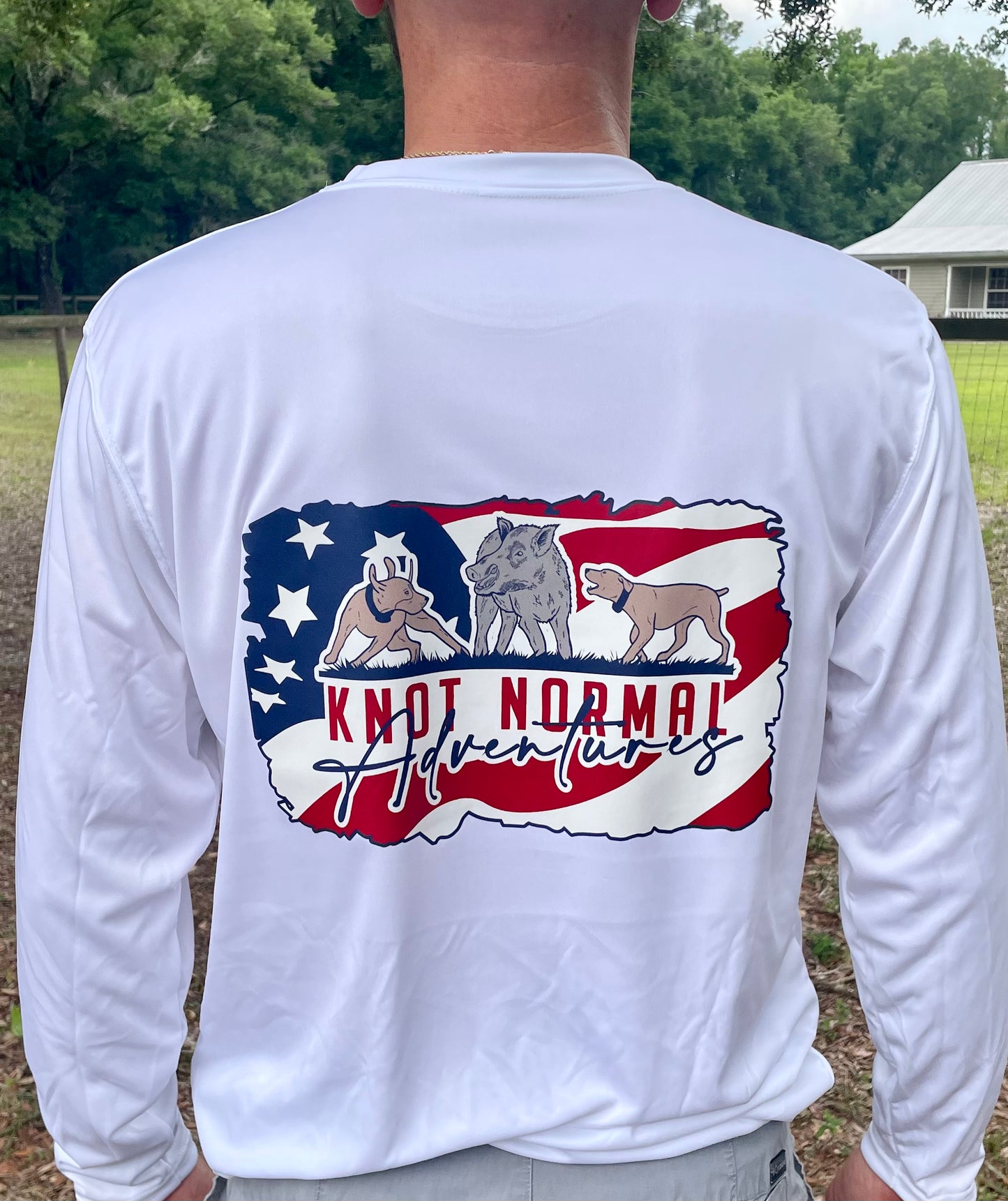 'Merica Flag - White